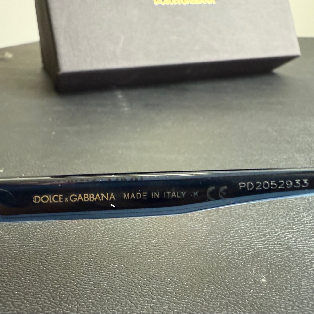 Dolce & Gabbana Blue Transparent Sunglasses - Picture 7 of 12